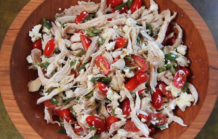 Mediterranean Roast Chicken Salad