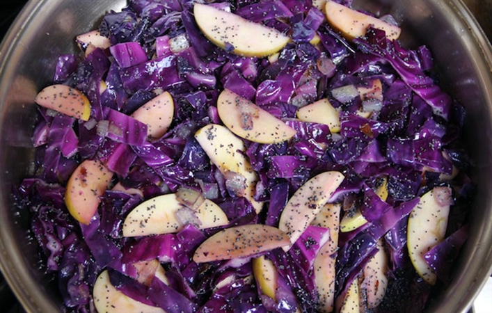 Sauteed Cabbage & Apples