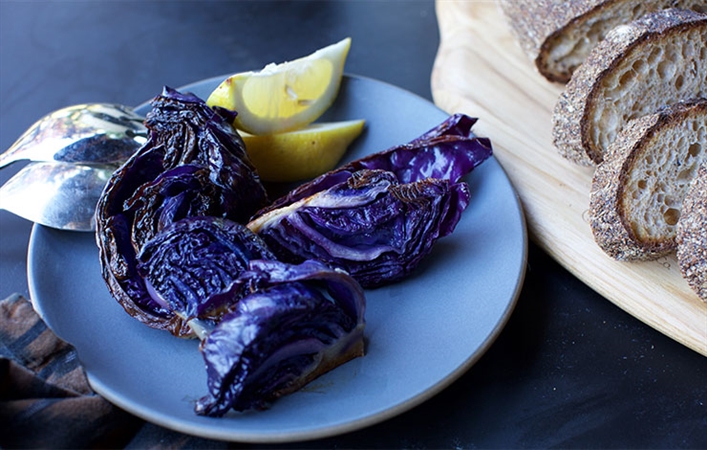 Roasted Red Cabbage